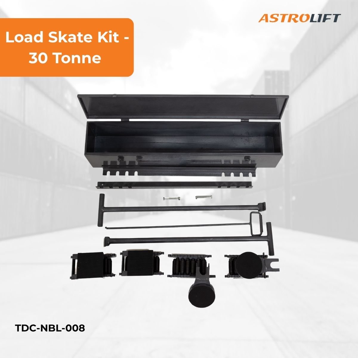 Buy Load Skate Kit - 30 Tonne in Load Skates available at Astrolift NZ